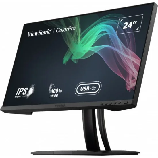 ViewSonic VP2456 23.8" ColorPro 24 Inch 60Hz Frameless 1080p 100% SRGB IPS Professional Monitor
