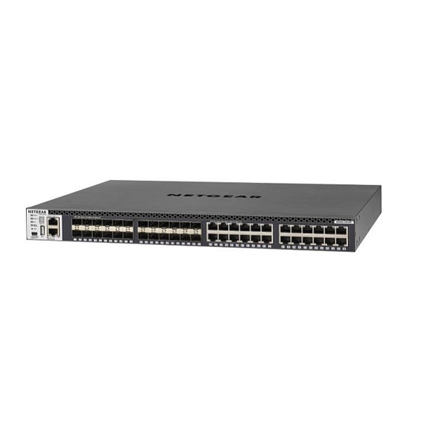 NETGEAR M4300-24X24F(XSM4348S) 24-Port SFP+ + 24-Port 10G Stackable AV Line L3 Managed Switch