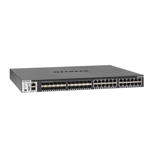 NETGEAR M4300-24X24F(XSM4348S) 24-Port SFP+ + 24-Port 10G Stackable AV Line L3 Managed Switch
