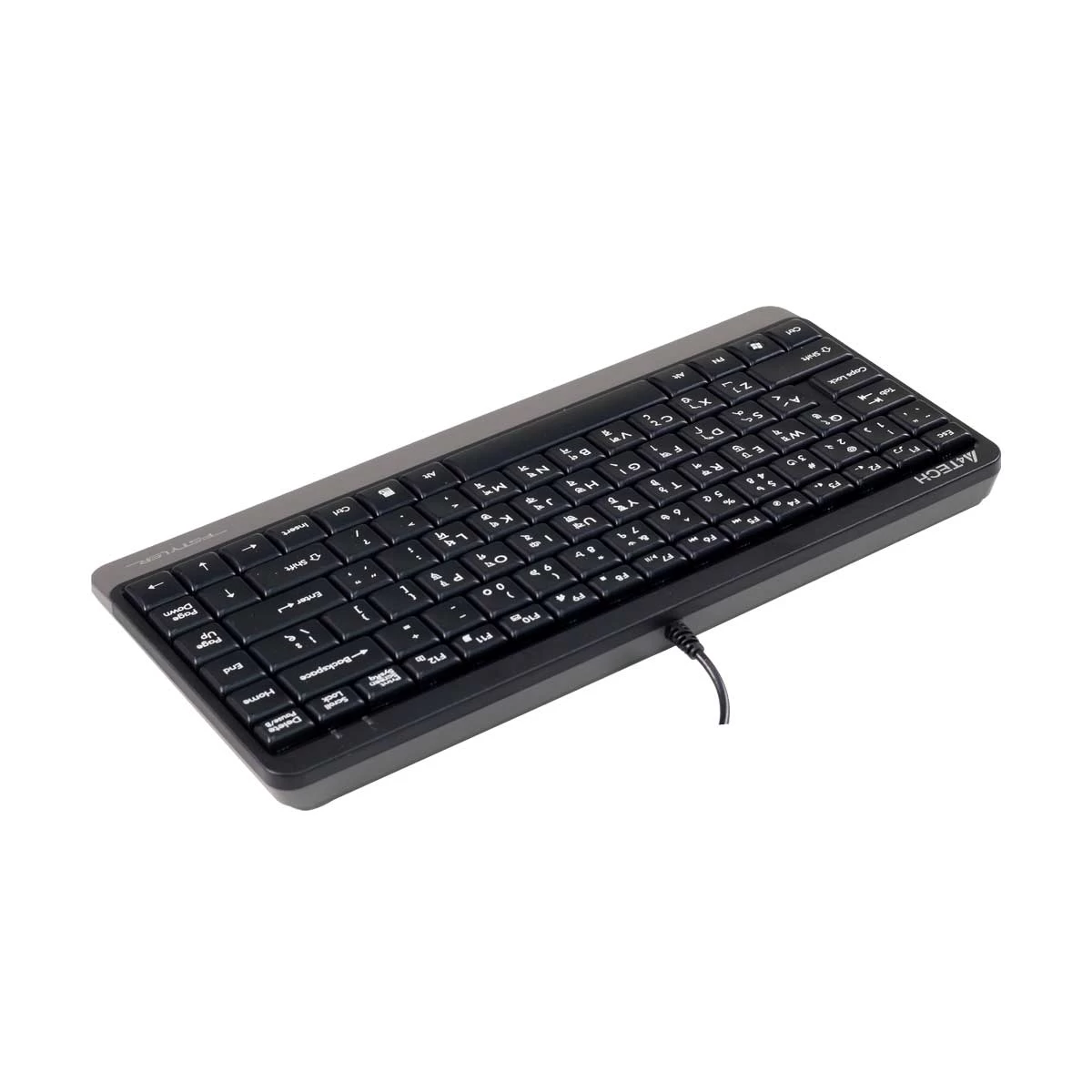 A4TECH FK11 Grey USB FN-Hotkeys Multimedia Mini Keyboard with Bangla