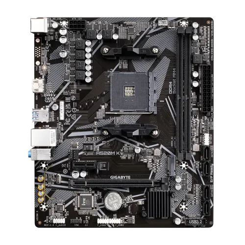 GIGABYTE A520M K AM4 Micro ATX Motherboard
