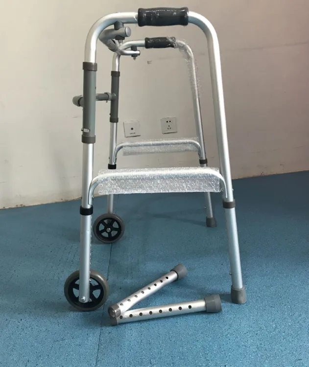 Light Weight Height Adjustable Foldable Walker for old age people Patients Men Women &amp; Adults