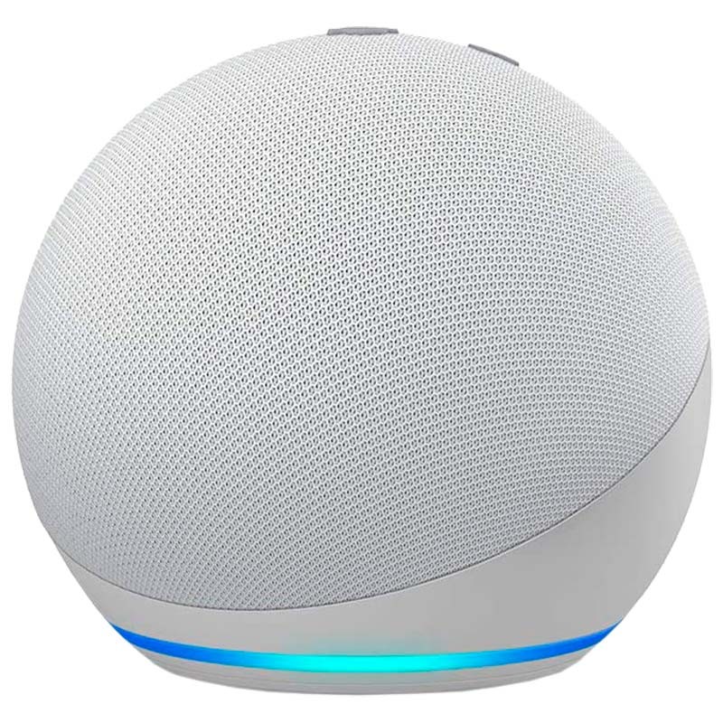 Amazon Echo Dot 4th Gen Smart speaker with clock and Alexa – Glacier White
