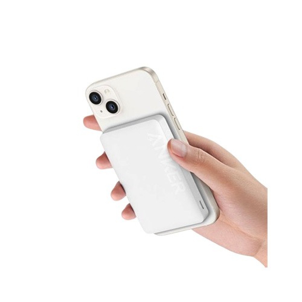 Anker A1642h21 10000mah Wireless White Power Bank