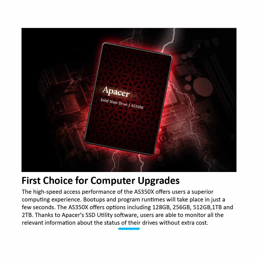 Apacer AS350X 2TB 2.5 Inch SATAIII Internal SSD