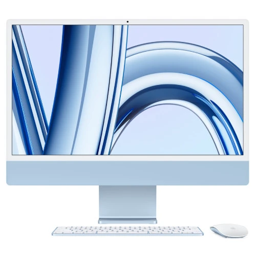 Apple iMac M3 Chip 16GB RAM 24" 4.5K Retina Display Blue All-in-One PC
