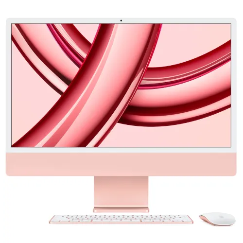 Apple iMac M3 Chip 512GB SSD 24" 4.5K Retina Display Pink All-in-One PC