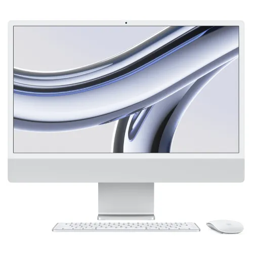 Apple iMac M3 Chip 256GB SSD 24" 4.5K Retina Display Silver All-in-One PC