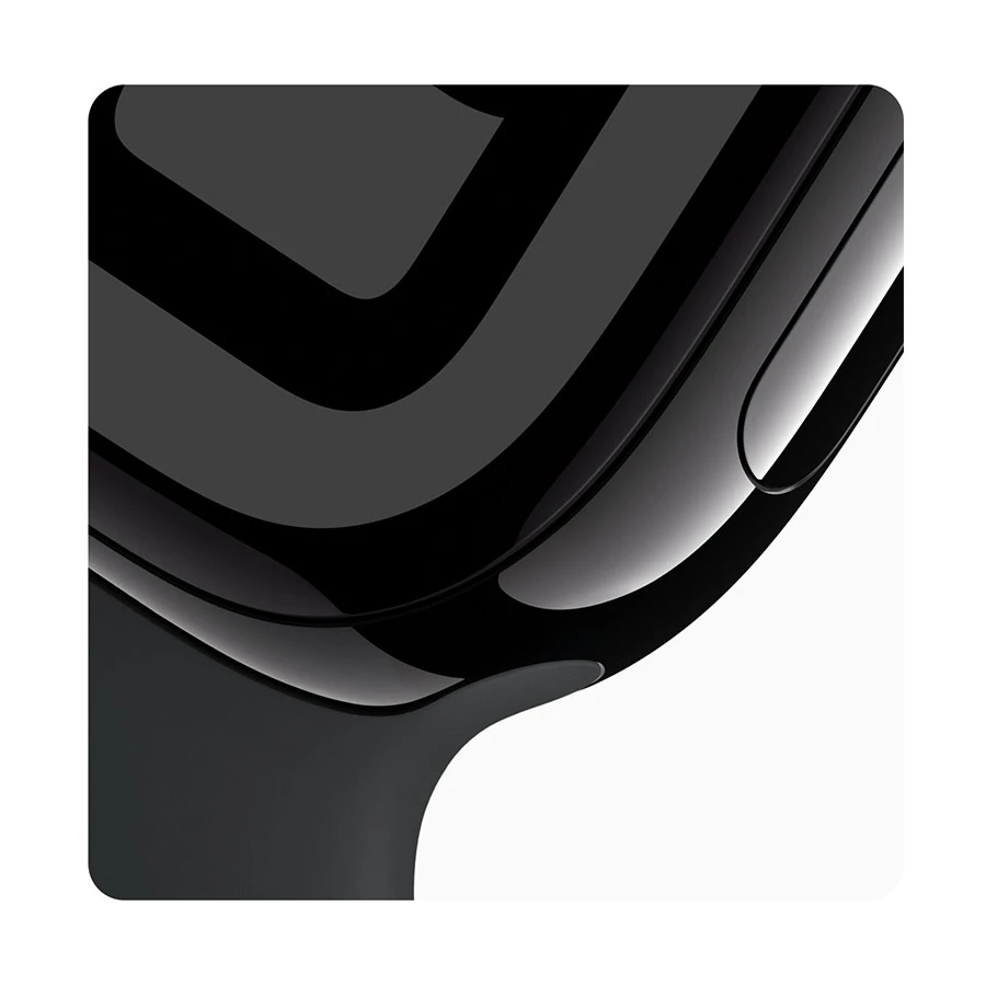 Apple Watch Series 10 46mm (GPS) Jet Black Aluminum Case with Black Sport Medium Large Band
