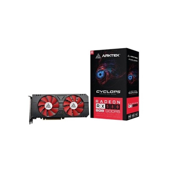 Arktek RX 580 8GB 256bit DVI/HDMI/3 x DP GDDR5 Graphics Card