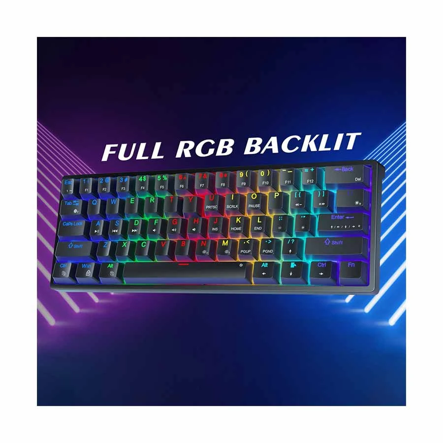 Aula F3261 RGB Hot Swap (Blue Switch) Wired Black Mechanical Gaming Keyboard