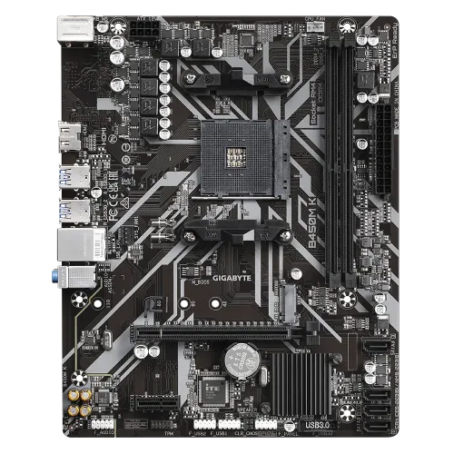 GIGABYTE B450M K AMD AM4 Micro ATX Motherboard