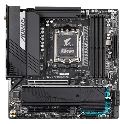 GIGABYTE B650M AORUS ELITE AX DDR5 AMD AM5 Micro-ATX Motherboard