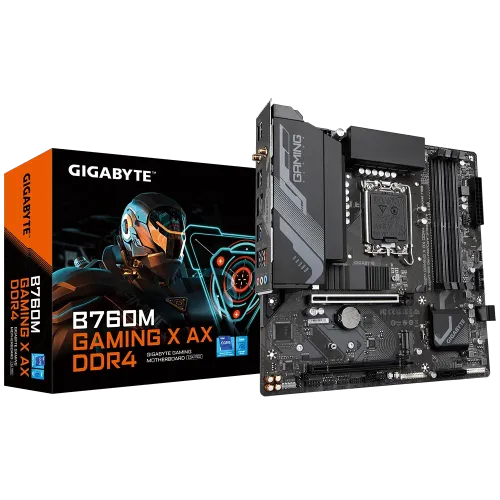 GIGABYTE B760M GAMING X AX DDR4 mATX Motherboard