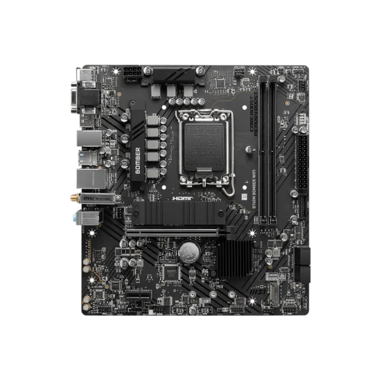 MSI B760M BOMBER WIFI DDR5 MATX MOTHERBOARD
