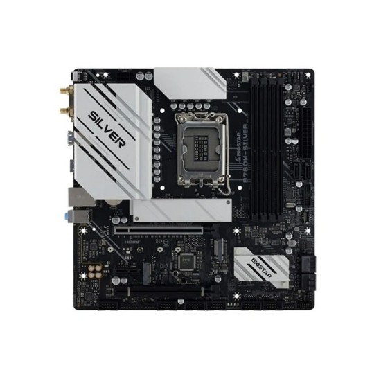 Biostar B760M-SILVER DDR5 14th Gen mATX Motherboard