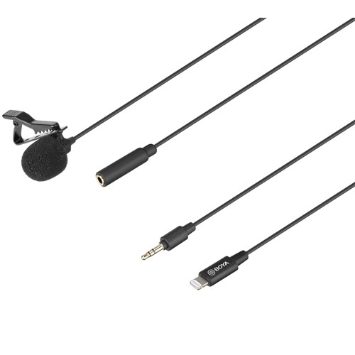 Boya BY-M2 Clip-on Lavalier Microphone For iOS