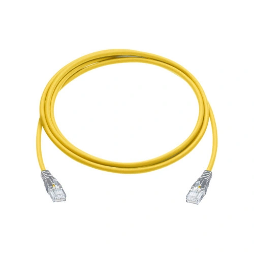 R&amp;M CAT6 U/UTP 4P LSZH 1 Meter Yellow Patch Cord