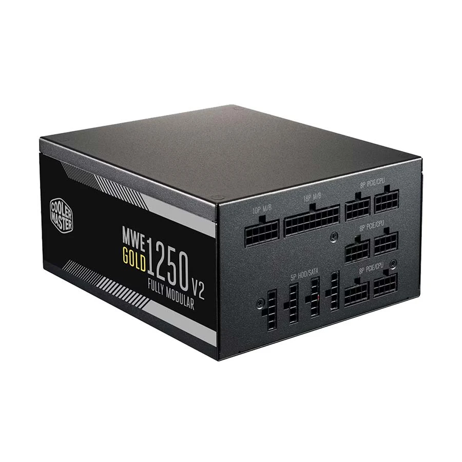 Cooler Master MWE Gold 1250W V2 ATX 3.0 Full Modular 80 Plus Gold Certified Power Supply
