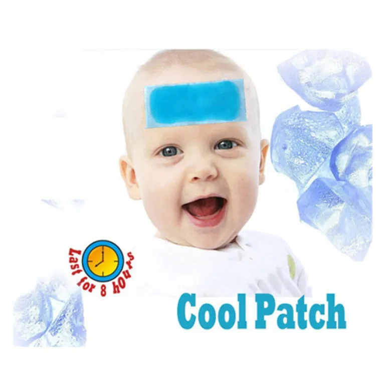 Cooling gel paste for baby &amp; children/ Non - toxic Safe Mint Cooling Gel Sheet Fever, be cool patch