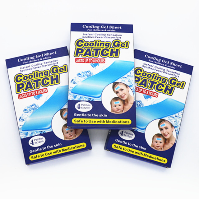 Cooling gel paste for baby &amp; children/ Non - toxic Safe Mint Cooling Gel Sheet Fever, be cool patch
