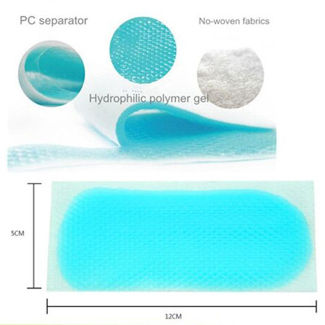 Cooling gel paste for baby &amp; children/ Non - toxic Safe Mint Cooling Gel Sheet Fever, be cool patch