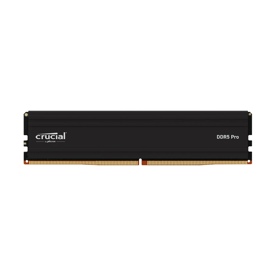 Crucial Pro 16GB DDR5 5600MHz U-DIMM Black Heatsink Desktop RAM