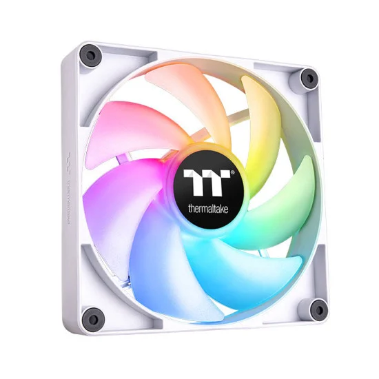 Thermaltake CT120 ARGB Sync PC Cooling Fan White 2-Fan Pack