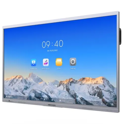 Hikvision DS-D5C65RB-B 65 Inch 4K UHD Interactive Flat Panel Display with 8MP AI Camera &amp; 8 Array Mic (For Android)