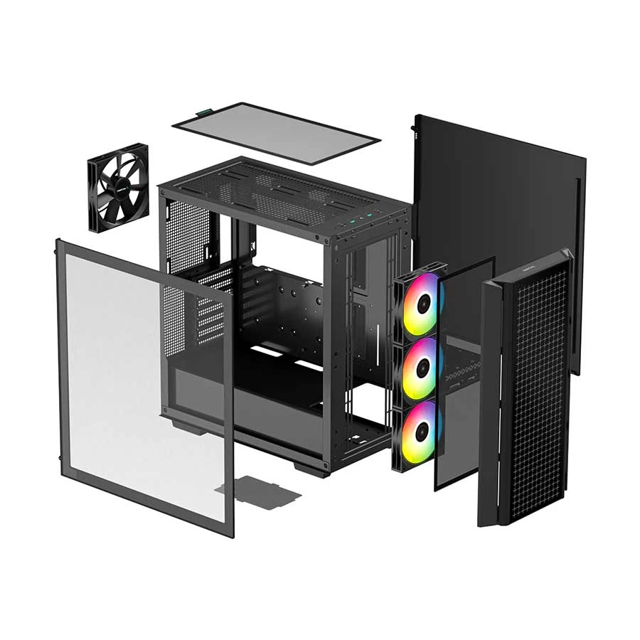 Deepcool CG540 Mid Tower Black ATX Gaming Casing