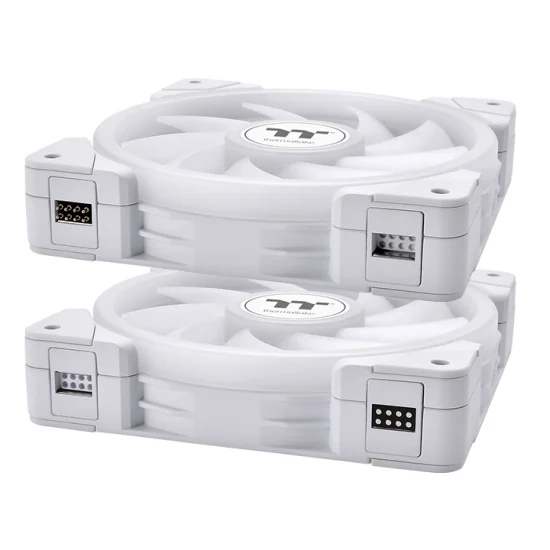 Thermaltake SWAFAN EX14 White RGB Magnetic PWM Radiator Fan TT Premium Edition (3-Fan Pack)