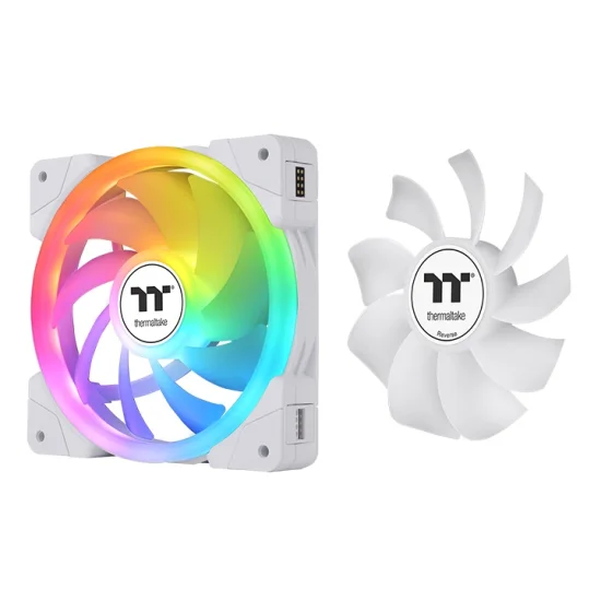 Thermaltake SWAFAN EX14 White RGB Magnetic PWM Radiator Fan TT Premium Edition (3-Fan Pack)