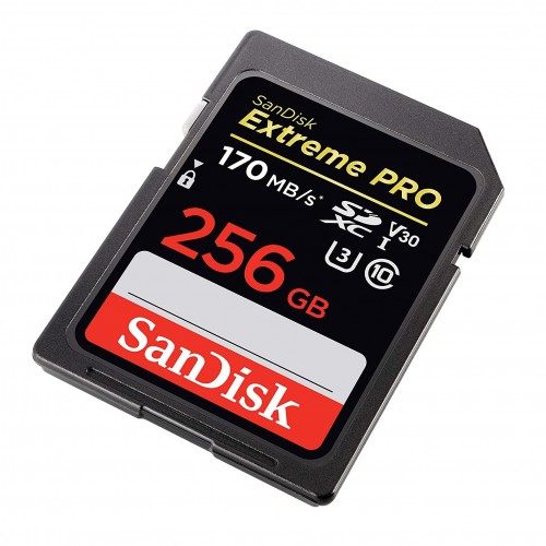 SanDisk Extreme PRO 256GB 170mbps SDXC UHS-I Memory Card