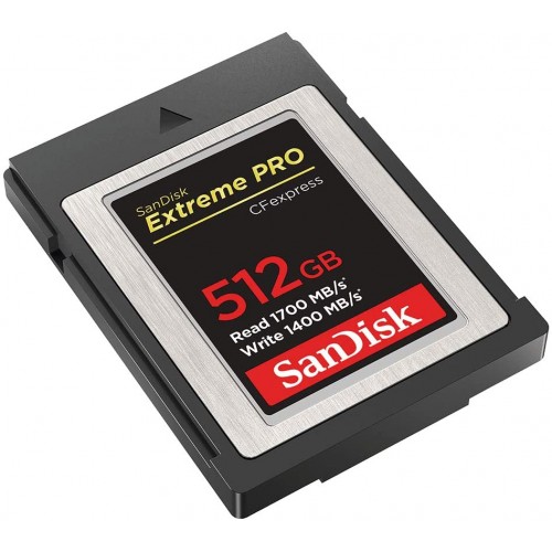 SanDisk Extreme Pro CFexpress 512GB 1700 MB/s Compact Flash Type-B Memory Card