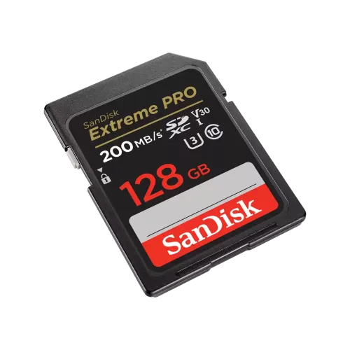 SanDisk Extreme PRO 128GB 200mbps SDXC UHS-I Memory Card