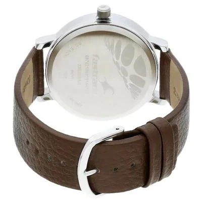 Fastrack Fundamentals Analog Silver Dial Men's Watch-NL38052SL03/NP38052SL03