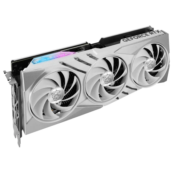 MSI GeForce RTX 4070 Ti SUPER 16G GAMING X SLIM WHITE 16GB GDDR6X Graphics Card