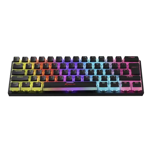 Xtrike Me GK-985P 60% PUDDING Rainbow LED Mechanical Gaming Keyboard