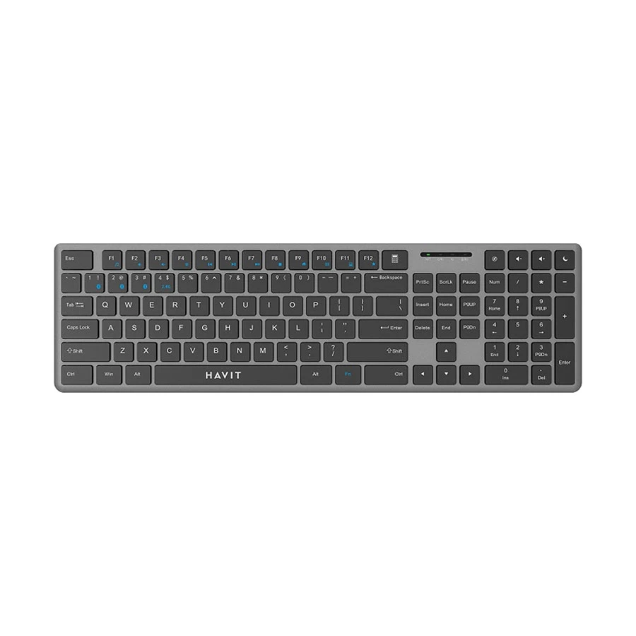 Havit KB235WB Dual Mode Bluetooth Black &amp; Gray Keyboard