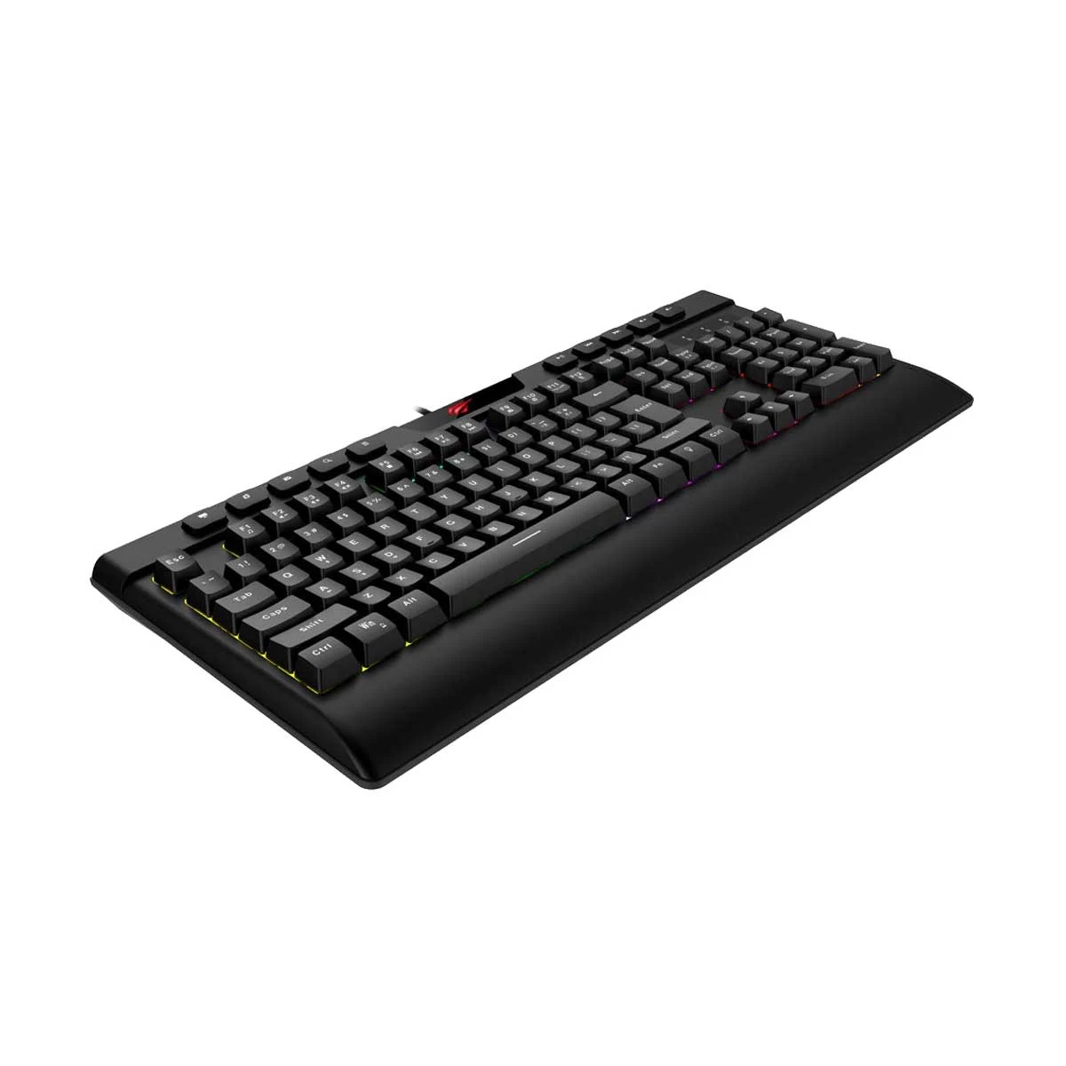 Havit KB487L USB Multi-Function Backlit Black Gaming Keyboard with Bangla