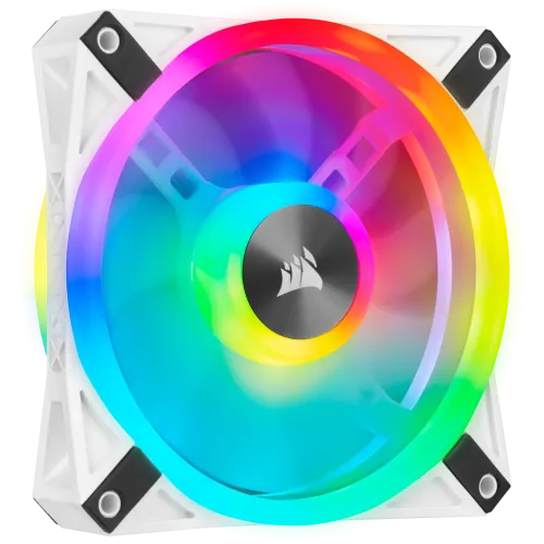 Corsair iCUE QL120 RGB 120mm PWM White Single Case Fan