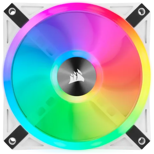 Corsair iCUE QL120 RGB 120mm PWM White Single Case Fan