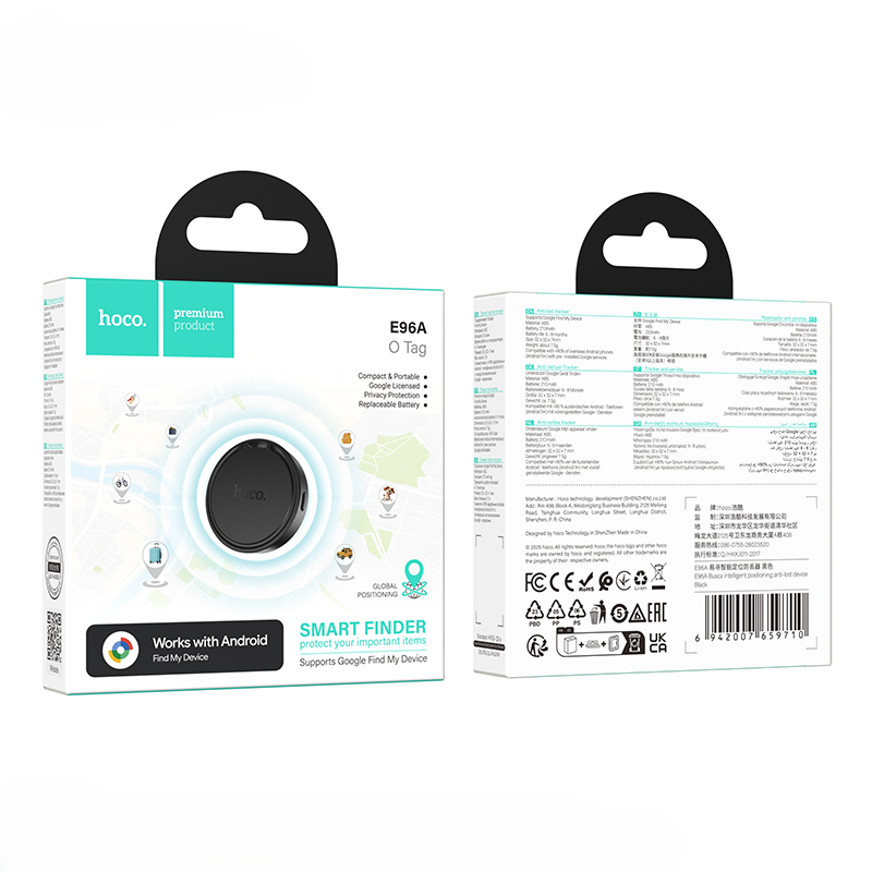 E96A Busca Smart Anti-Lost Tracker | Google Find My Device | 8-Month Battery