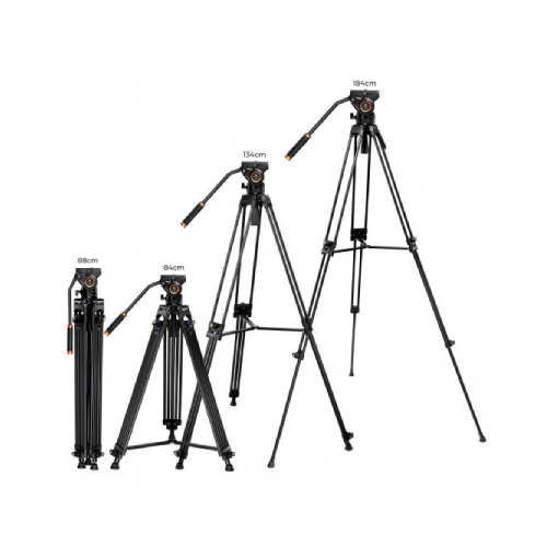 K&amp;F Concept KF09.121 VA18+ VH081 Professional Video Tripod