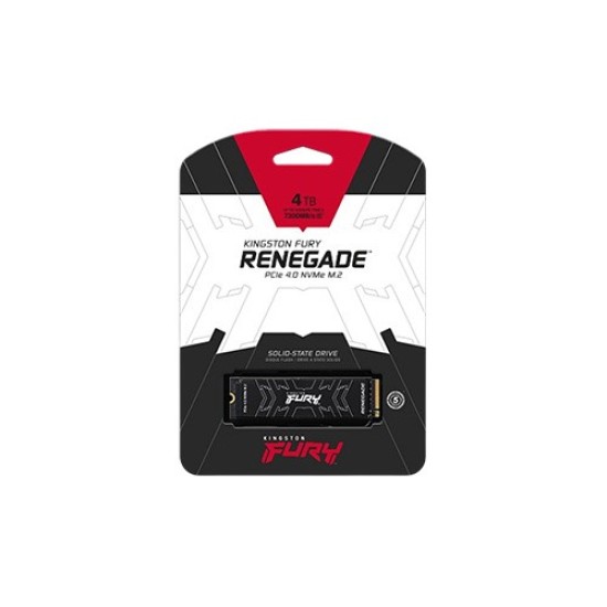 Kingston FURY Renegade 4TB PCIe 4.0 NVMe M.2 Internal SSD WITH DRAM