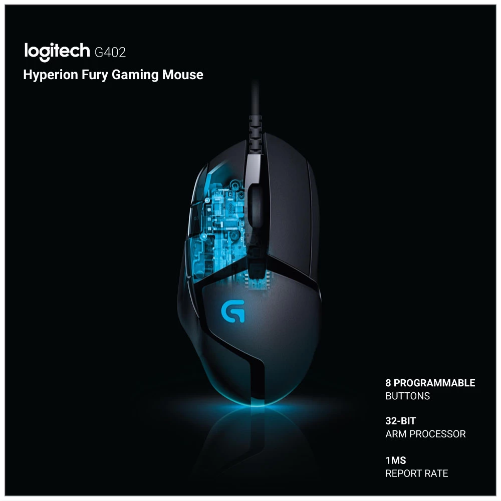 Logitech G402 Hyperion Fury Gaming Mouse