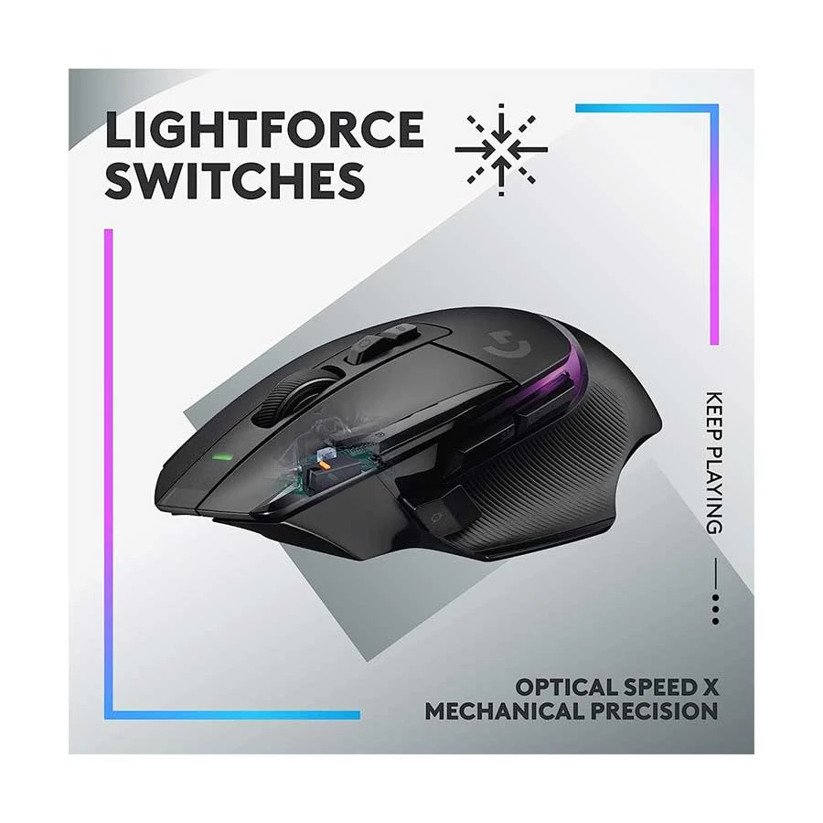 Logitech G502 X Plus Lightsync Black Gaming Mouse