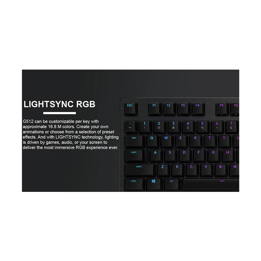 Logitech G512 USB Mechanical Gaming Keyboard
