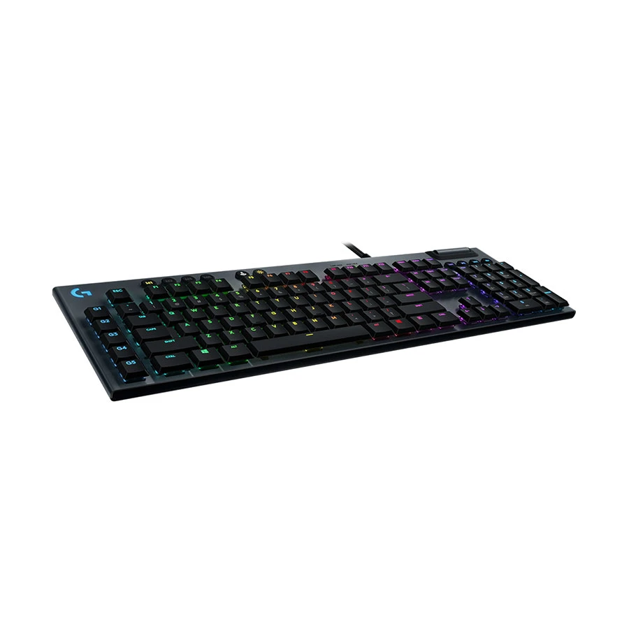 Logitech G813 Wired RGB Low-Profile (Clicky Switch) Black Mechanical Gaming Keyboard