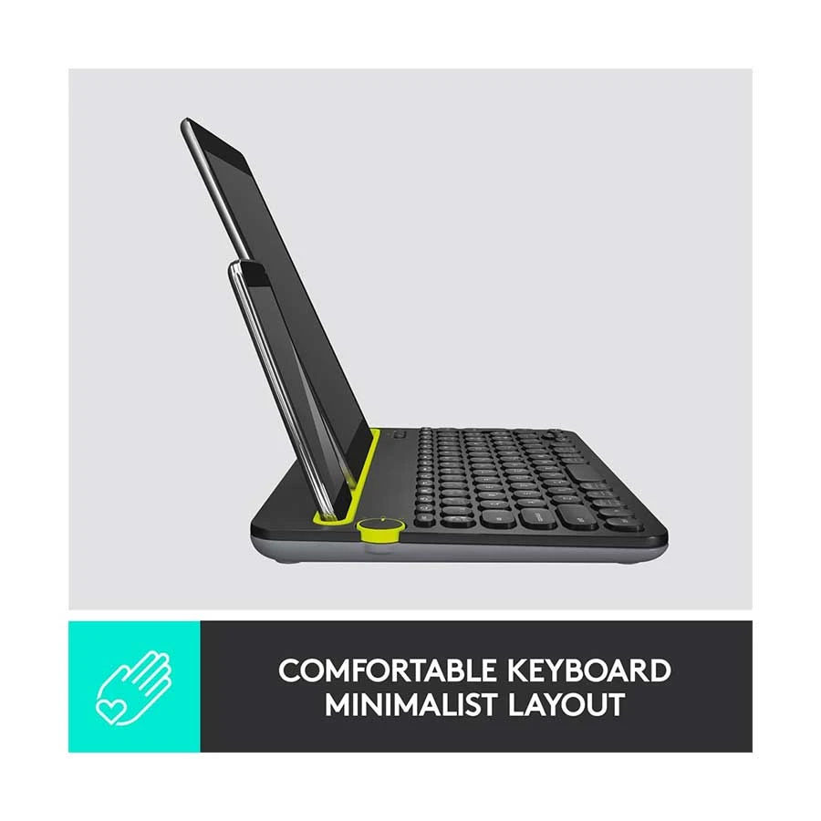 Logitech K480 Bluetooth Multi Device Black Keyboard
